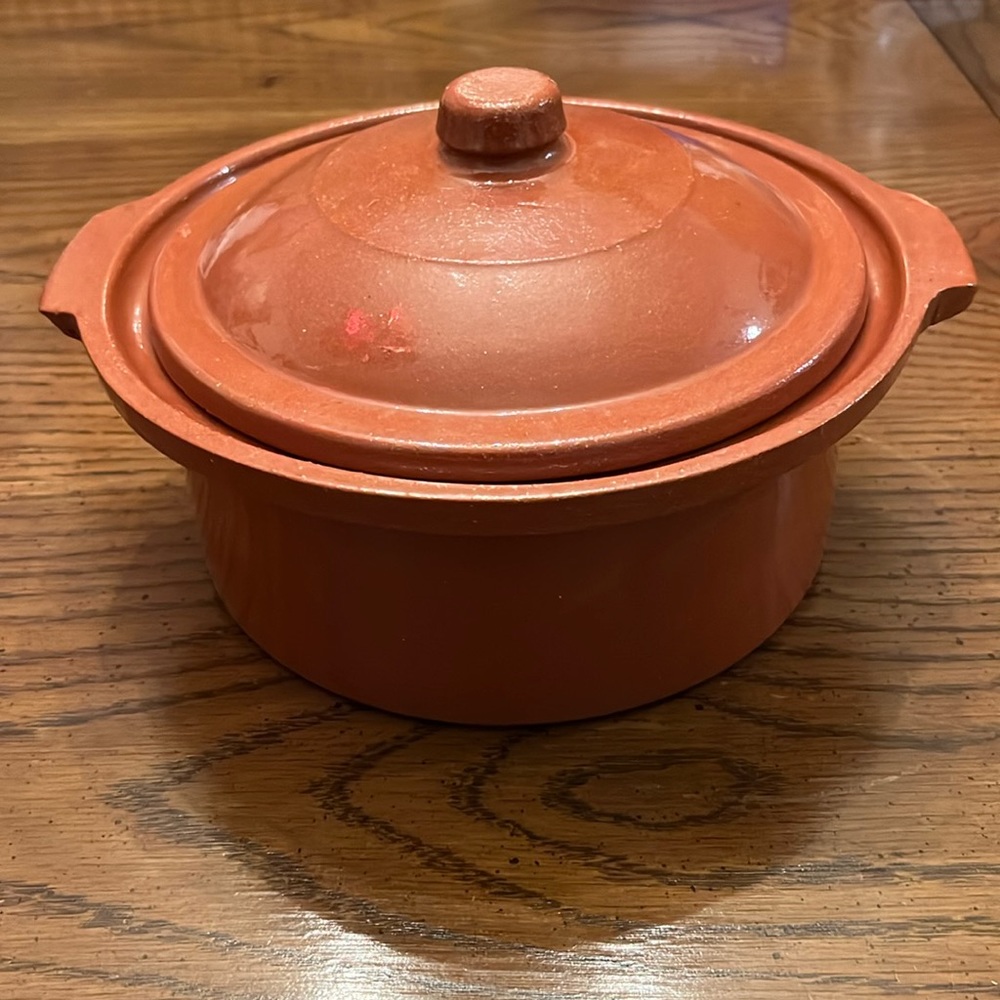 Sur la Table Terra cotta covered‎ dish